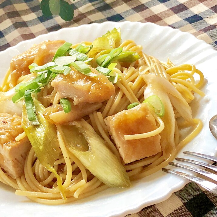 ★照り焼きチキンのコク旨パスタ★